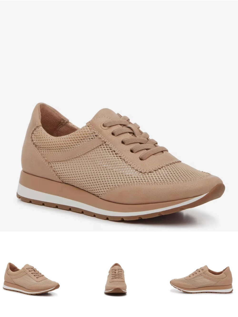 NWT Kelly & Katie Beige Women's Jogger Sneakers